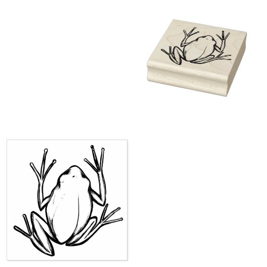 Tree Frog Gummistempel (Stempel)