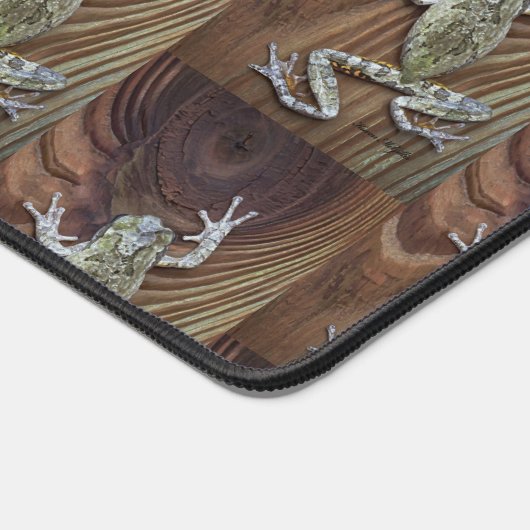 Tree Frog Illusion Schreibtischunterlage (Ecke)