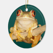 Tree Frog Keramik Ornament (Links)