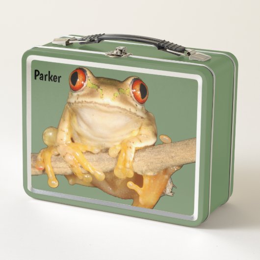 Tree Frog Metall Brotdose (Vorderseite)