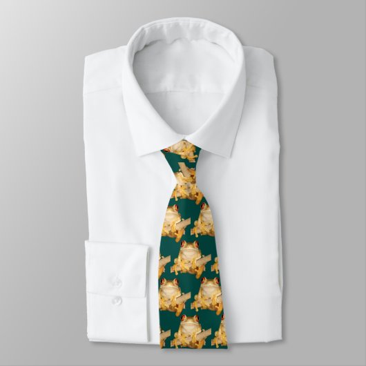 Tree Frog Neck Tie Krawatte (Gebunden)