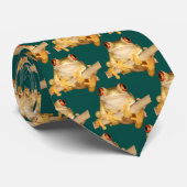 Tree Frog Neck Tie Krawatte (Gerollt)