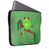 Tree Frog Neoprene Laptop Sleeve (Vorne Rechts)