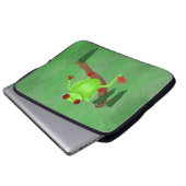 Tree Frog Neoprene Laptop Sleeve (Vorne Knopf)