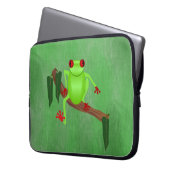 Tree Frog Neoprene Laptop Sleeve (Vorderseite Links)