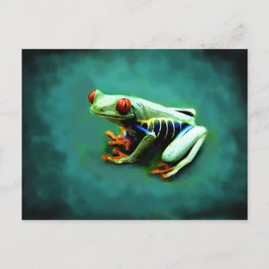 Tree Frog Portrait Postkarten (Vorderseite)