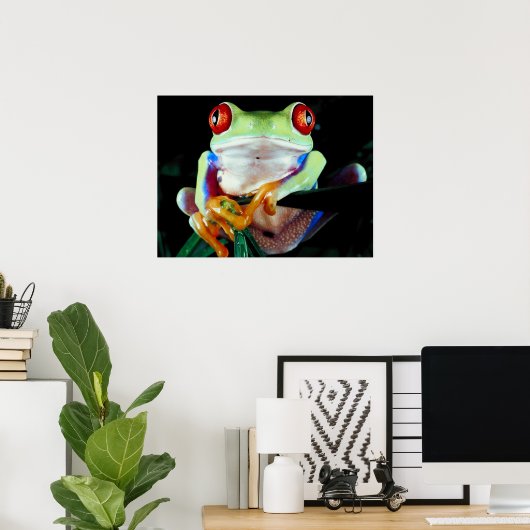 Tree Frog Poster (Heimbüro)