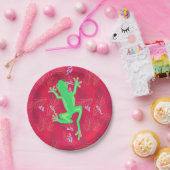 Tree Frog Rainforest Pappteller (Party)
