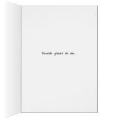 Tree Frog Romance Card (Innen (Rechts))