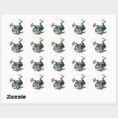 Tree Frog Runder Aufkleber (Blatt)