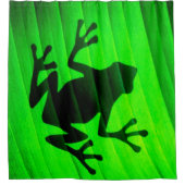 Tree Frog Shadow Shower Vorhang (Vorderseite)