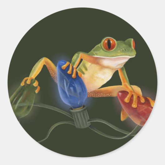 Tree Frog Sticker (Vorderseite)