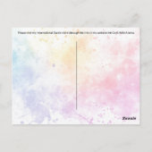 Tree Frog Thank You - Postcard Postkarte (Rückseite)