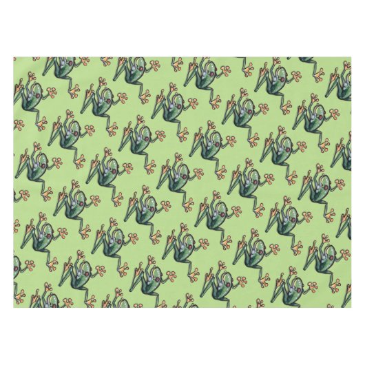 Tree Frog Tischdecke (Vorderseite (Horizontal))