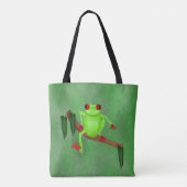 Tree Frog Tote Bag Tasche (Rückseite)
