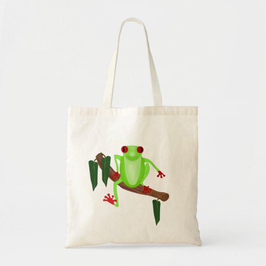 Tree Frog Tote Bag Tragetasche (Vorne)