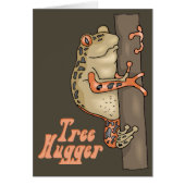 Tree Frog Tree Hugger Card (Vorne)