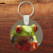 Tree Frog with Red Eyes in Costa Rica Schlüsselanhänger (Vorderseite)