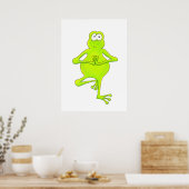 Tree Frog Yoga Tree Pose Prince Poster (Küche)