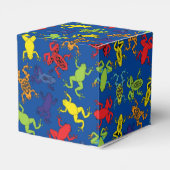 Tree Frogs Kindergeburtstag Geschenkschachtel (Rückseite)