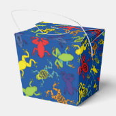 Tree Frogs Kindergeburtstag Niedlich Geschenkschachtel (Rückseite)