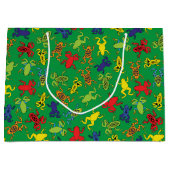 Tree Frogs Kindergeburtstag Niedlich Große Geschenktüte (Vorderseite)