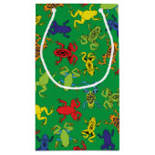 Tree Frogs Kindergeburtstag Niedlich Kleine Geschenktüte (Rückseite)