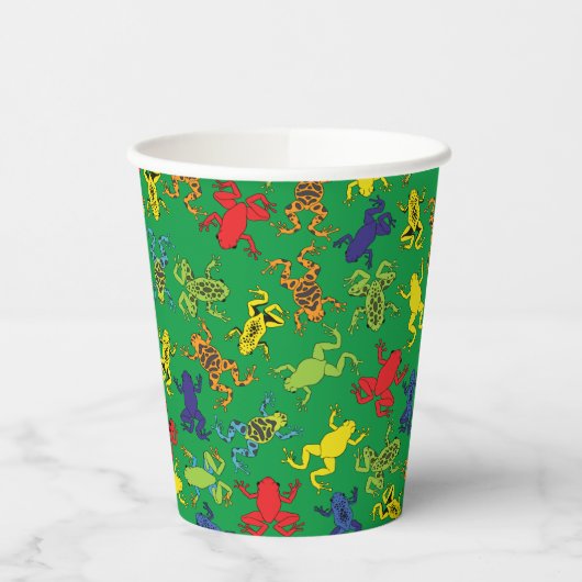 Tree Frogs Kindergeburtstag Niedlich Pappbecher (Links)