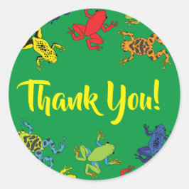 Tree Frogs Kindergeburtstag Niedlich Runder Aufkleber