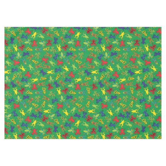 Tree Frogs Kindergeburtstag Niedlich Tischdecke (Vorderseite (Horizontal))