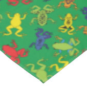 Tree Frogs Kindergeburtstag Niedlich Tischdecke (Schrägansicht)
