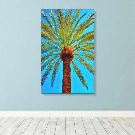 Tree für gesunde Daten Leinwanddruck (Insitu (Holzboden))