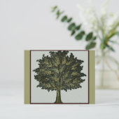 Tree Garden Card Postkarte (Stehend Vorderseite)