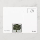 Tree Garden Card Postkarte (Rückseite)