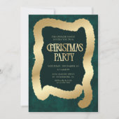Tree Garland Christmas Party Invitation Einladung (Vorderseite)