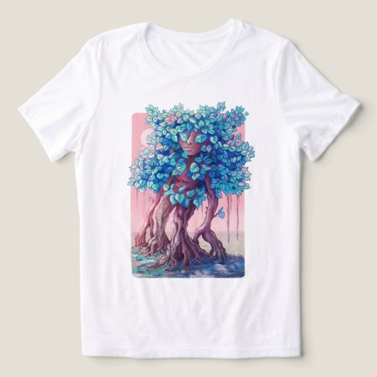 Tree Girl Tri-Blend Shirt (Design Vorderseite)