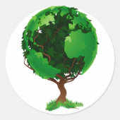 Tree Globe Stickers (Vorderseite)