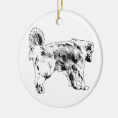 Tree-Glow Stride Charm Keramik Ornament (Links)