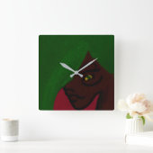 Tree Goddess Quadratische Wanduhr (Zuhause)