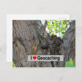 Tree Hanger Cache: Geocaching Postkarte (Vorne/Hinten)