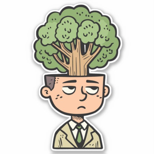 Tree Head Aufkleber (Vorderseite)