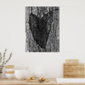 Tree Heart Carving Poster (Küche)