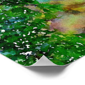 "Tree Hug" Semi-Gloss-Plakat Poster (Ecke)