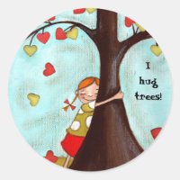 Tree Hugger - Aufkleber