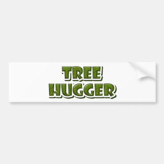 Tree Hugger Autoaufkleber