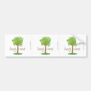 Tree Hugger Autoaufkleber
