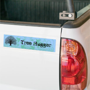 Tree Hugger Autoaufkleber