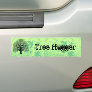 Tree Hugger Autoaufkleber