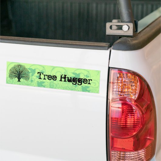Tree Hugger Autoaufkleber (Auf Lkw)