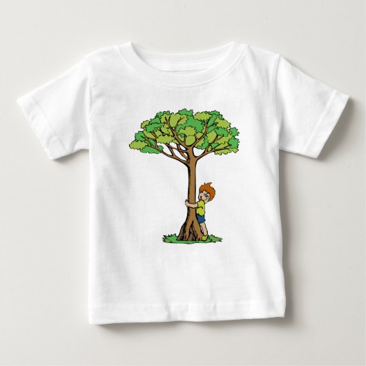 Tree Hugger Baby T-shirt (Vorderseite)
